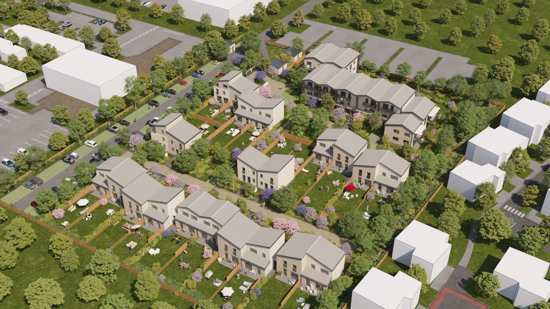 Photorealistic render of the project